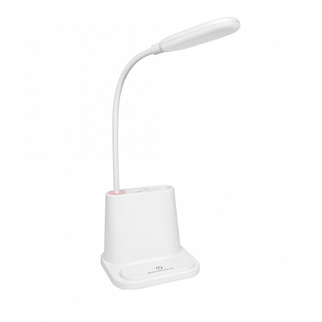 Настольная лампа c вентилятором Terra Quadro, белый с логотипом в Москве заказать по выгодной цене в кибермаркете AvroraStore