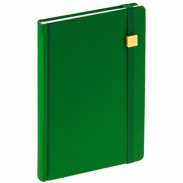 Ежедневник Favor Gold, недатированный, ярко-зеленый с логотипом в Москве заказать по выгодной цене в кибермаркете AvroraStore