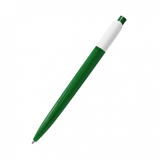 Ручка пластиковая Bremen, зеленая с логотипом в Москве заказать по выгодной цене в кибермаркете AvroraStore
