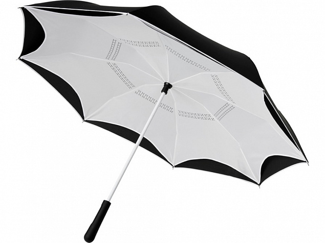 Зонт-трость Yoon с обратным сложением с логотипом в Москве заказать по выгодной цене в кибермаркете AvroraStore