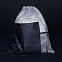 Рюкзак с завязками Kristof, серый с логотипом в Москве заказать по выгодной цене в кибермаркете AvroraStore