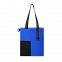 Шоппер Superbag Color (синий с чёрным) с логотипом в Москве заказать по выгодной цене в кибермаркете AvroraStore