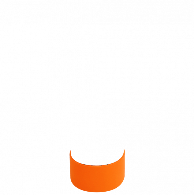 Манжета силиконовая для термобутылки Olivia, оранжевый с логотипом в Москве заказать по выгодной цене в кибермаркете AvroraStore
