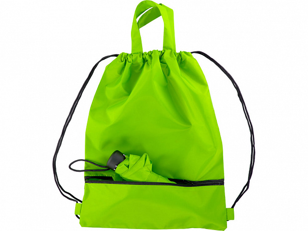 Зонт «Picau» из переработанного пластика в сумочке с логотипом в Москве заказать по выгодной цене в кибермаркете AvroraStore