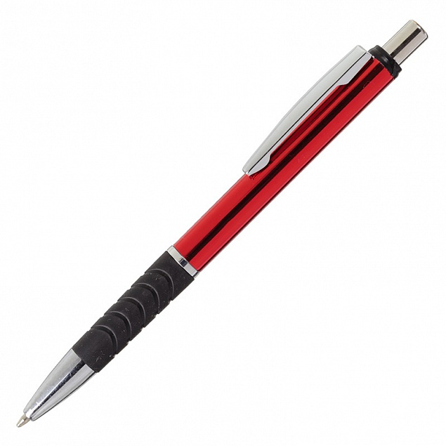 Шариковая ручка Andante, красная/черная с логотипом в Москве заказать по выгодной цене в кибермаркете AvroraStore