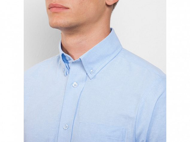 Рубашка с длинным рукавом «Oxford», мужская с логотипом в Москве заказать по выгодной цене в кибермаркете AvroraStore