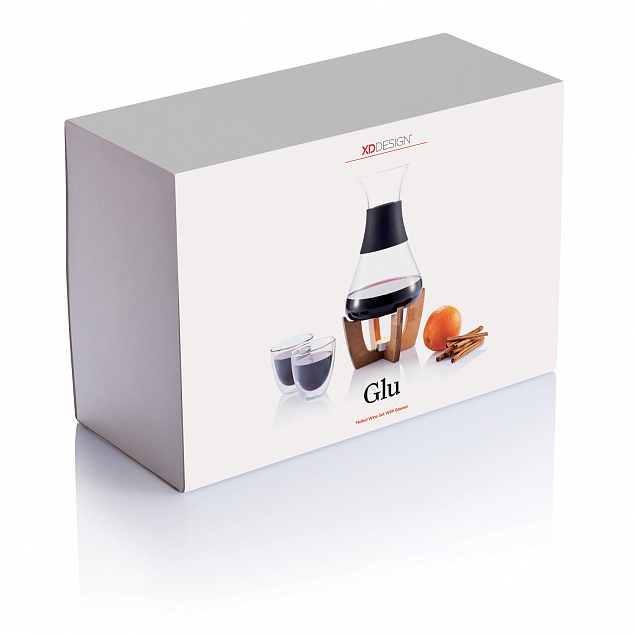 Набор для глинтвейна Glu с чашечками с логотипом в Москве заказать по выгодной цене в кибермаркете AvroraStore