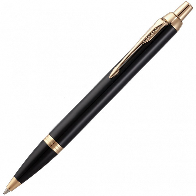 Ручка шариковая Parker IM Core K321 Black GT M с логотипом в Москве заказать по выгодной цене в кибермаркете AvroraStore