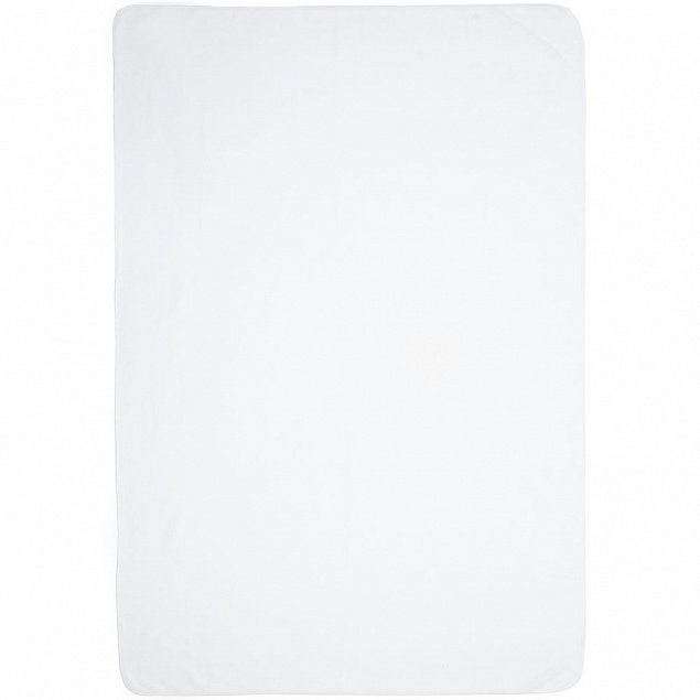 Флисовый плед Warm&Peace, белый с логотипом в Москве заказать по выгодной цене в кибермаркете AvroraStore