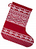 Новогодний носок «Скандик», красный с логотипом в Москве заказать по выгодной цене в кибермаркете AvroraStore