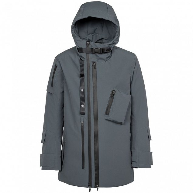 Куртка Secur, серая с логотипом в Москве заказать по выгодной цене в кибермаркете AvroraStore