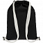Рюкзак Nock, черный с белой стропой с логотипом в Москве заказать по выгодной цене в кибермаркете AvroraStore