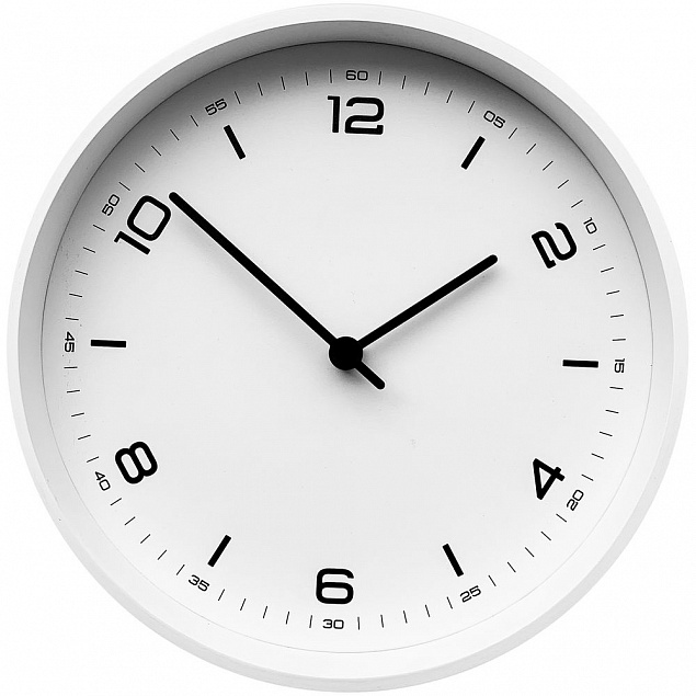 Часы настенные Ice, белые с логотипом в Москве заказать по выгодной цене в кибермаркете AvroraStore