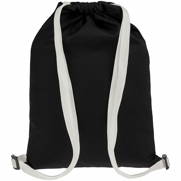 Рюкзак Nock, черный с белой стропой с логотипом в Москве заказать по выгодной цене в кибермаркете AvroraStore