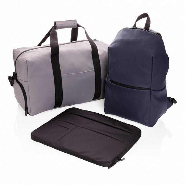 Рюкзак для ноутбука из гладкого полиуретана, 15.6" с логотипом  заказать по выгодной цене в кибермаркете AvroraStore