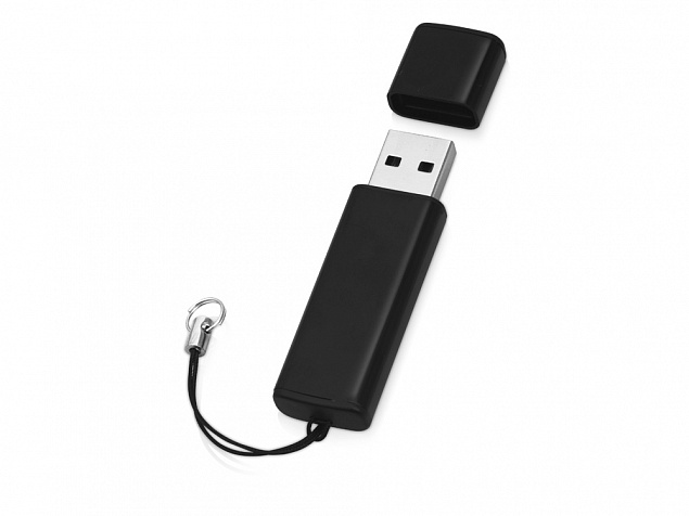 USB-флешка на 16 Гб Borgir с колпачком с логотипом в Москве заказать по выгодной цене в кибермаркете AvroraStore