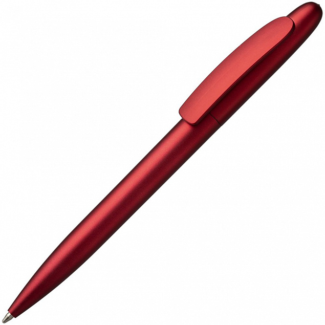 Ручка шариковая Moor Silver, красная с логотипом в Москве заказать по выгодной цене в кибермаркете AvroraStore