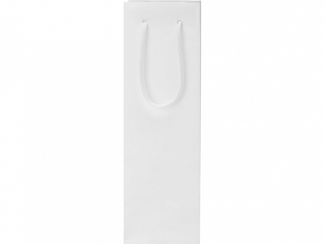 Пакет под бутылку Imilit 11х35х11 см, белый с логотипом в Москве заказать по выгодной цене в кибермаркете AvroraStore