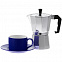 Набор для кофе Clio, синий с логотипом в Москве заказать по выгодной цене в кибермаркете AvroraStore
