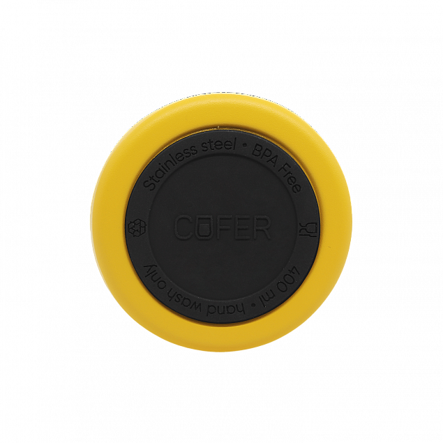 Термостакан TEDGE (желтый) с логотипом в Москве заказать по выгодной цене в кибермаркете AvroraStore