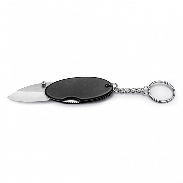 Карманный мини-нож, Черный с логотипом в Москве заказать по выгодной цене в кибермаркете AvroraStore