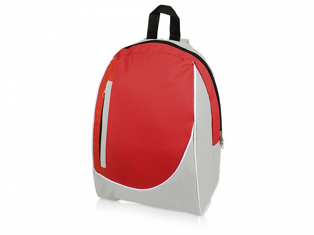 Рюкзак Джек, светло-серый/красный с логотипом в Москве заказать по выгодной цене в кибермаркете AvroraStore