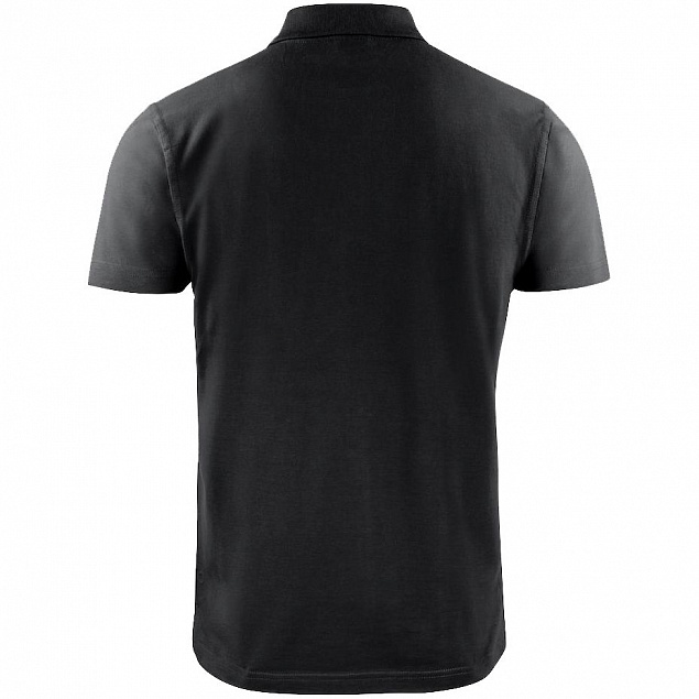Рубашка поло мужская SURF, черная с логотипом в Москве заказать по выгодной цене в кибермаркете AvroraStore