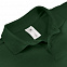 Рубашка поло Safran темно-зеленая с логотипом в Москве заказать по выгодной цене в кибермаркете AvroraStore
