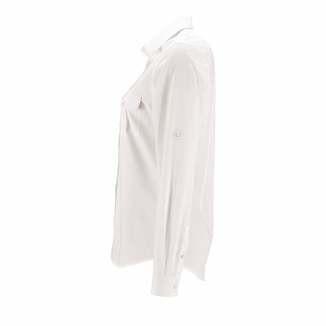 Рубашка женская BURMA WOMEN, белая с логотипом в Москве заказать по выгодной цене в кибермаркете AvroraStore