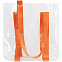 Шоппер Clear Fest, прозрачный с оранжевыми ручками с логотипом в Москве заказать по выгодной цене в кибермаркете AvroraStore