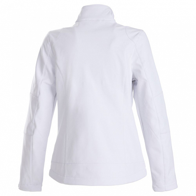 Куртка софтшелл женская TRIAL LADY, белая с логотипом в Москве заказать по выгодной цене в кибермаркете AvroraStore