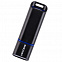 Флешка Uniscend Slalom, черная с синим, USB 3.0, 16 Гб с логотипом в Москве заказать по выгодной цене в кибермаркете AvroraStore