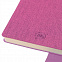 Бизнес-блокнот А5  "Provence", розовый , мягкая обложка, в клетку с логотипом в Москве заказать по выгодной цене в кибермаркете AvroraStore