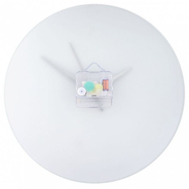 Часы стеклянные на заказ Time Wheel с логотипом  заказать по выгодной цене в кибермаркете AvroraStore