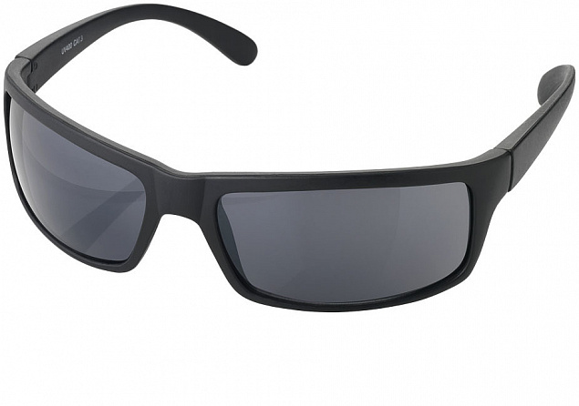 Солнцезащитные очки Sturdy сплошной черный с логотипом в Москве заказать по выгодной цене в кибермаркете AvroraStore