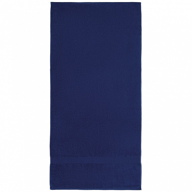 Полотенце Soft Me Light, среднее, синее с логотипом в Москве заказать по выгодной цене в кибермаркете AvroraStore