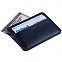 Чехол для карт Signature, синий с голубым с логотипом  заказать по выгодной цене в кибермаркете AvroraStore