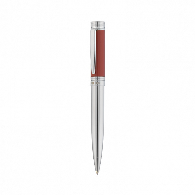 Ручка шариковая Zoom Red с логотипом в Москве заказать по выгодной цене в кибермаркете AvroraStore