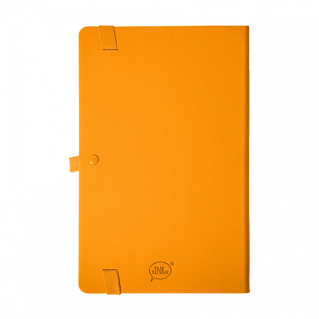 Бизнес-блокнот А5 FLIPPY, оранжевый, твердая обложка, в линейку с логотипом в Москве заказать по выгодной цене в кибермаркете AvroraStore