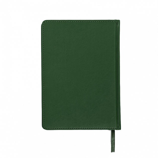 Ежедневник недатированный Campbell, А5,  темно-зеленый, белый блок с логотипом в Москве заказать по выгодной цене в кибермаркете AvroraStore