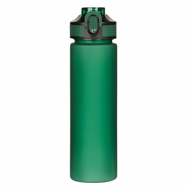Спортивная бутылка для воды, Flip, 700 ml, темно-зеленая с логотипом в Москве заказать по выгодной цене в кибермаркете AvroraStore
