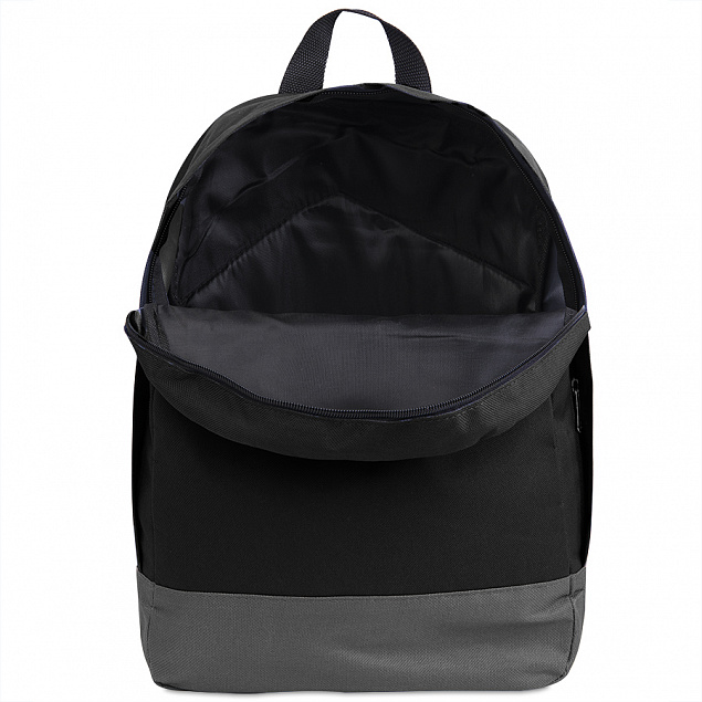 Рюкзак "URBAN",  черный/серый, 39х27х10 cм, полиэстер 600D с логотипом в Москве заказать по выгодной цене в кибермаркете AvroraStore