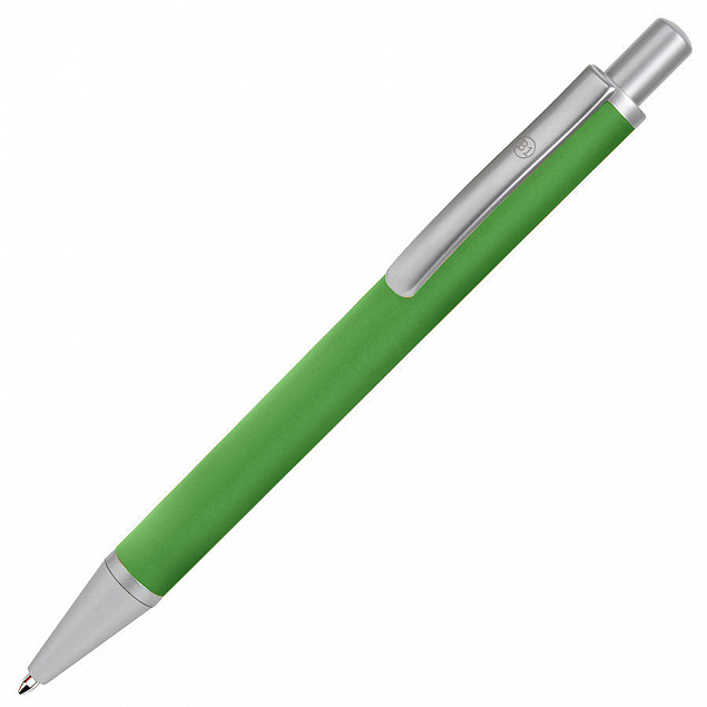 CLASSIC, ручка шариковая, зеленый/серебристый, металл, синяя паста с логотипом в Москве заказать по выгодной цене в кибермаркете AvroraStore