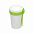 Ланч-бокс Cereal to go Green Line с ложкой (белый) с логотипом в Москве заказать по выгодной цене в кибермаркете AvroraStore