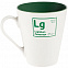 Кружка «Разделение труда. Логистиум», белая с зеленым с логотипом в Москве заказать по выгодной цене в кибермаркете AvroraStore