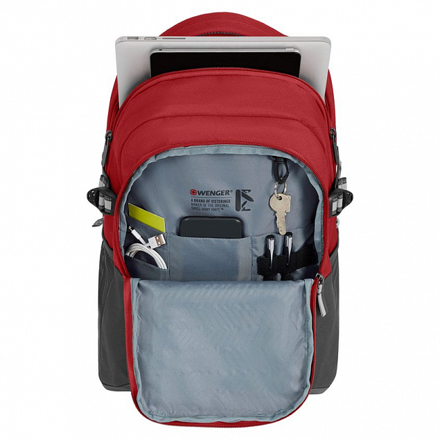 Рюкзак Next Ryde, красный, антрацит с логотипом  заказать по выгодной цене в кибермаркете AvroraStore
