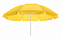 Пляжный зонт SUNFLOWER, желтый с логотипом в Москве заказать по выгодной цене в кибермаркете AvroraStore
