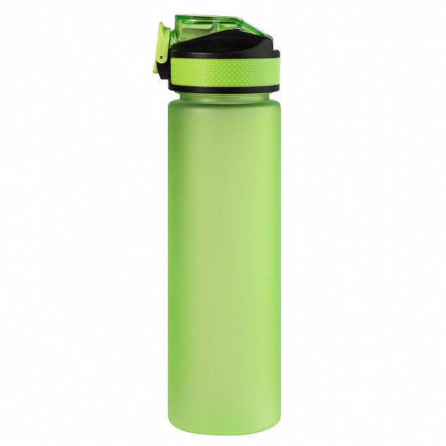 Спортивная бутылка для воды, Flip, 700 ml, зеленая с логотипом в Москве заказать по выгодной цене в кибермаркете AvroraStore