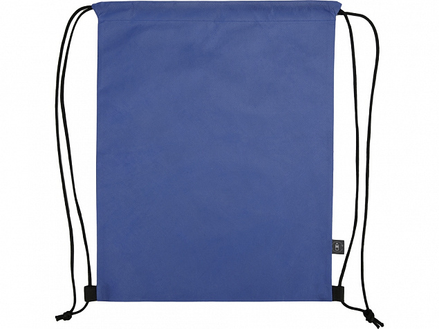 Рюкзак-мешок Reviver из нетканого переработанного материала RPET, синий с логотипом в Москве заказать по выгодной цене в кибермаркете AvroraStore