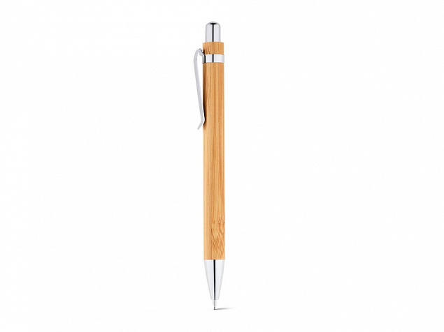 Набор из бамбука «GREENY»: ручка шариковая, механический карандаш с логотипом в Москве заказать по выгодной цене в кибермаркете AvroraStore